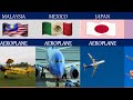 National Airlines From Different Countries