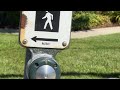 Broken Novax pedestrian button (S De Anza Blvd & Rainbow Dr