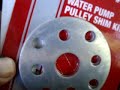 Water Pump Pulley Rubs on New Water Pump Housing Easy Fix