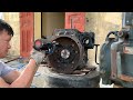 Restoration old Japanese Kubota Zl 2201 tractor _ Restore Kubota tractor engine