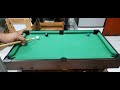 Mini billiard practice game