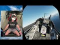 Thunderbird F-16 Fighter Pilot SHOCKED by First Virtual Reality Dogfight | DCS