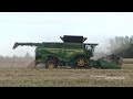 John Deere X9 1100 combine cutting Canola with 45ft. Header | Harvest 2024