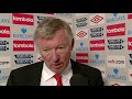 Sir Alex Ferguson's reaction after Manchester City won the Premier League in 2012