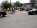 They see me Rolling...50 2010 Camaros rolling 4 wide in Downtown Houston