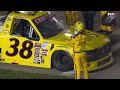 REPLAY OF CAM WATERS LAYNE RIGGS INCIDENT - 2024 HEART OF AMERICA 200 NASCAR TRUCK SERIES AT KANSAS