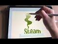 The Great 😃👍 steam and smoke design tutorial in iPad Pro for fire and more | Procreate Tutorials
