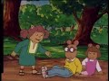 Arthur: Arthur driving D.W like a wheelbarrow/lawnmower in different speeds and pitches