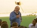 Ray Nitschke speaks to 1990 Illini football team