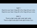 Young Voices - Sing From Your Heart (Lyrics)