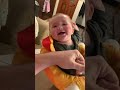 Baby Girl Laughing Hysterically at Daddy