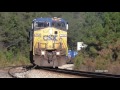 [1s] CSX Trains Across Water and Land, Railfanning Tate Lake - Winder GA, 01/17/2016 ©mbmars01