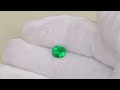 Fine Colombian emerald cushion shape