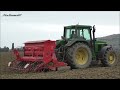 JOHN DEERE 6910 + KUHN HR303 + KUHN INTEGRA 3000 | SEMINA PISELLI 2k24 | AGROMECCANICA POMANTE