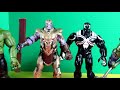 Hulk And Thanos Building Superheroes With Powerful Nano Gauntlet ! Superhero Adventure