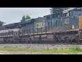 CSX #1871 trailing 2nd in the Fitz, +train meet!