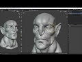 Blender Character Sculpting ( Monster) Speed Sculpt