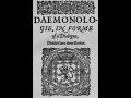 DAEMONOLOGIE BY KING JAMES VI and I -1597: in Modern English AUDIOBOOK