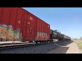 BNSF mixed freight passing thru Hesperia California. #thatcurveguy #bnsf #bnsftrains