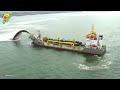 Biggest Heavy Machines Operating On Water!