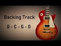 Southern Rock Backing Track in D | 80 BPM | D C G D | Guitar Backing Track