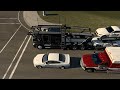 American Truck Simulator CAR CARRIER HAULING MUSTANGS IN TEXAS