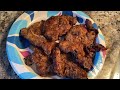 Fried breaded liver and onion gravy
