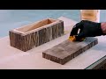 Simple but Extremely Beautiful | Textured Wooden Box Project