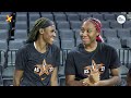 WNBA star Aliyah Boston on Caitlin Clark heading to Indiana and women's March Madness tournament