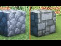 Minecraft Vanilla vs Mizunos Craft x16 | Texture Comparison