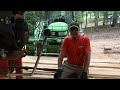 Milling Off Live Edge Using The Wood Mizer Sawmill