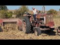 Mowing, Raking, & Baling Square Corn Stalk Bales