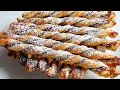 Easy snack from puff pastry