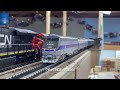 Modern 2022 Ho Scale Amtrak Trains Compilation! 4K