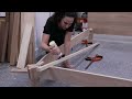 Building a Bed with ROUND Castle Joints