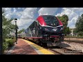 Amtrak + Sunrail Railfanning In WinterPark + Hornshows