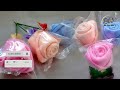 พับดอกกุหลาบจากผ้าขนหนู | ของชำร่วย | วาเลนไทน์ | DIY | roses from towels | J.503 | JoeKraJiab