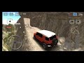 Toyota Fj cruiser drive on narrow cliff(offroad drive pro) part 8