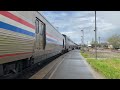 Amtrak 161 arrives at Roseville on time!