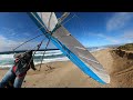 Different launch strategy hang gliding at Marina beach