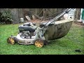 JOHN DEERE 14PB Lawnmower. HOW TO Clean CARBURETOR. SAT OUTSIDE for too long. INSPECT components