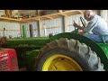 John Deere R starting up