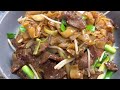 Beef Chow Fun Recipe, Stir Fried Rice Noodle