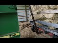 Sickle Bar Mower Cutting Hay - Massey Ferguson 50 & MF 32 Mower