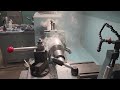 turning a stainless steel tube.