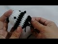 Crochet Panda keychain | Amigurumi panda