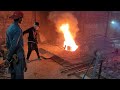 Amazing Process Of Melting Rusty Iron Scrap | How furnace works