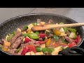 easy recipe sauteed beef with vegetables so delicious yummy