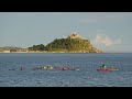 Colourful Canoes at St Michaels Mount 01.09.2023
