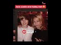 Justin Bieber’s first Meeting with Hailey Baldwin